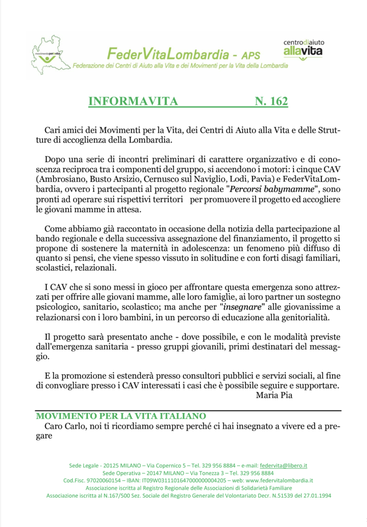 Book Cover: INFORMAVITA N° 162