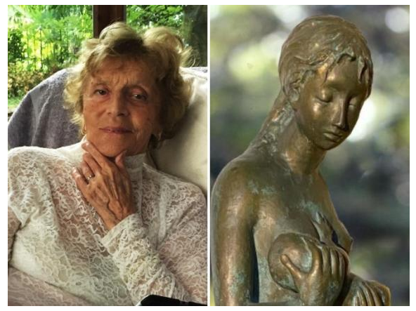 Vera Omodeo e la sua statua della donna che allatta